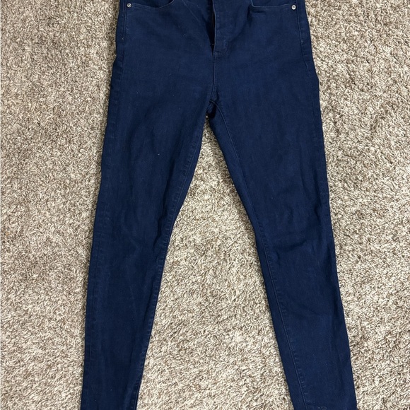 LOFT Women's Dark Blue Skinny Jeans - Picture 1 of 2